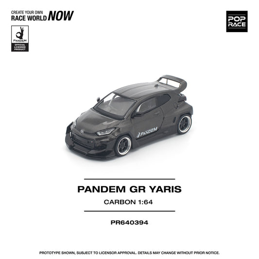Pop Race 1:64 PANDEM GR YARIS CARBON EDITION PR640394