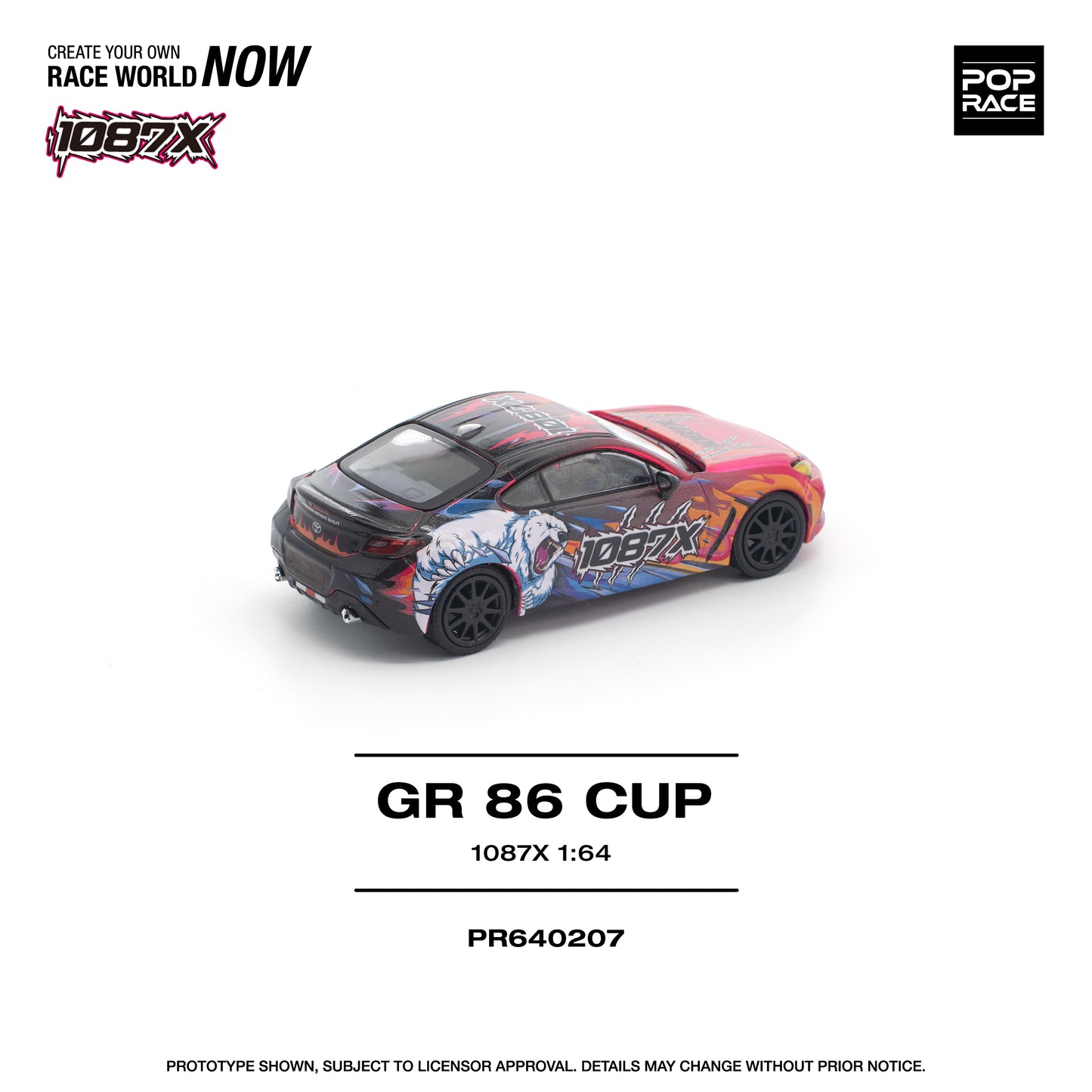 (Preorder) Pop Race 1:64 1087X GR86 CUP PR640207