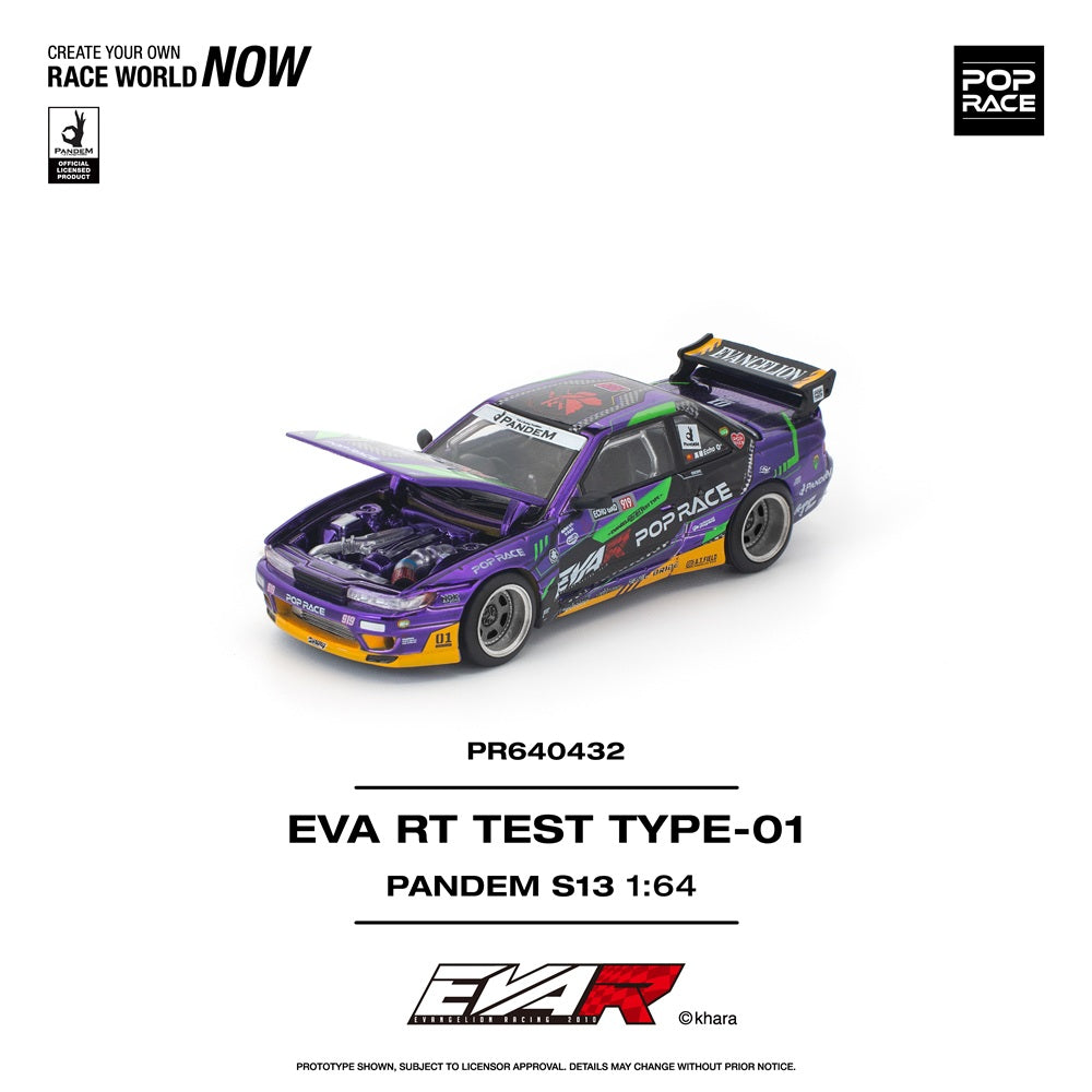 (Preorder) Pop Race 1:64 PANDEM S13 EVA RT TEST TYPE-01 PR640432