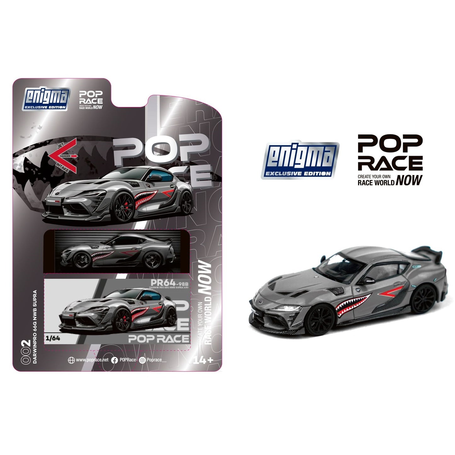 (Preorder) Pop Race x Enigma 1:64 Darwinpro 66G NWB Supra PRE002