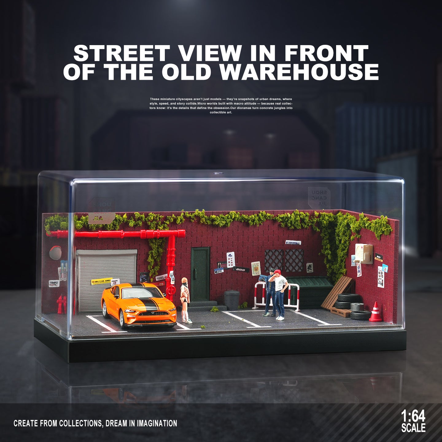 Shou Cang Jia 1:64 STREET VIEW IN FRONT OF THE OLD WAREHOUSE