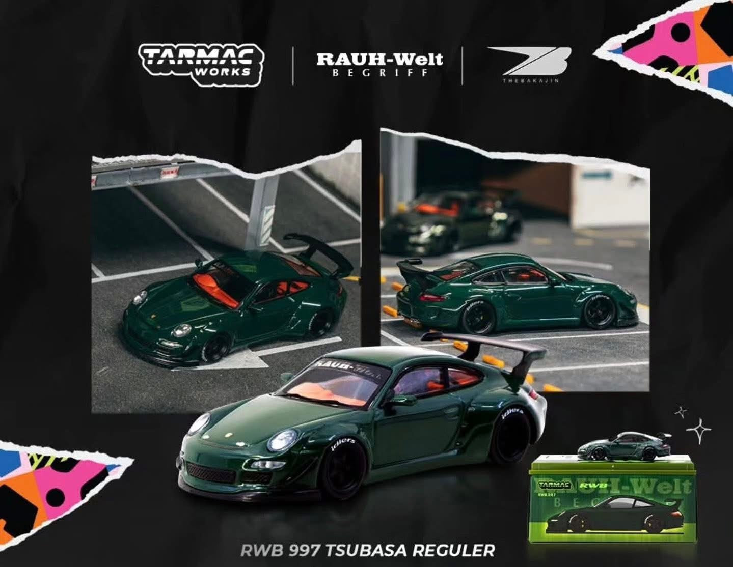 Tarmac Works 1:64 RWB 997 Green IDE 2025 T64-TL057-GR [Exclusive
