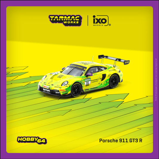 Tarmac Works 1:64 Porsche 911 GT3 R DTM Champion 2023 Thomas Preining T64-084-23DTM91