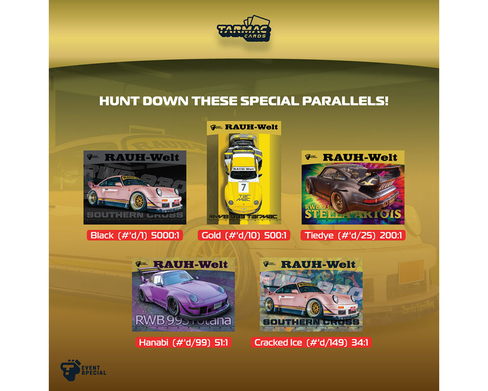 Tarmac Cards RWB Event Special Edition Collectible Trading Cards Vol. 01 (1 Pack) TC-RWBS-01