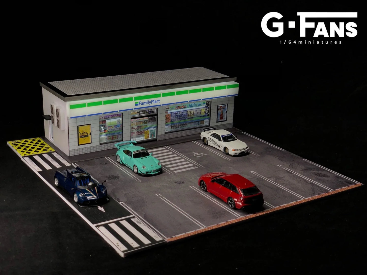 G-Fans 1:64 FamilyMart Diorama 710021