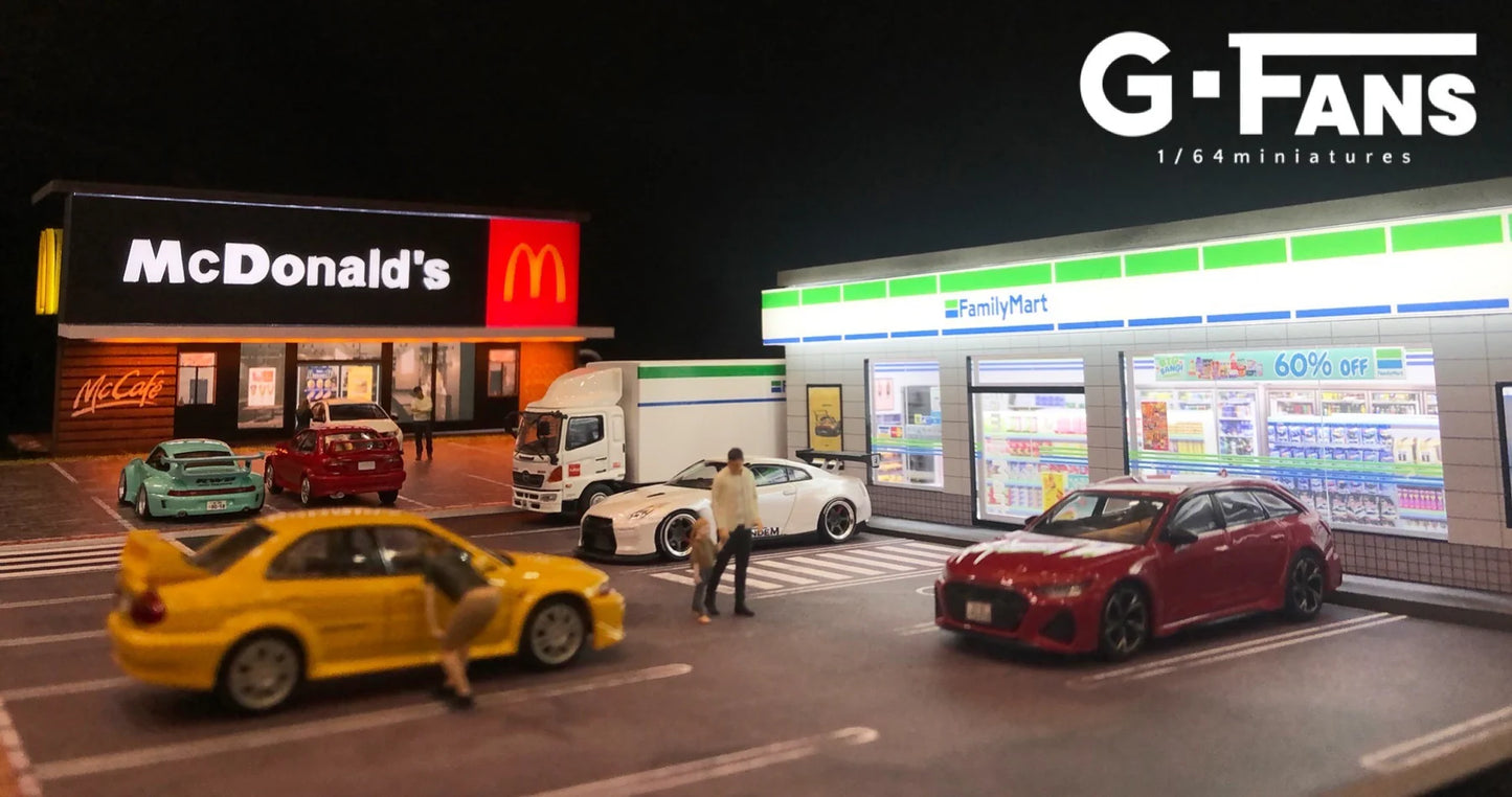G-Fans 1:64 FamilyMart Diorama 710021