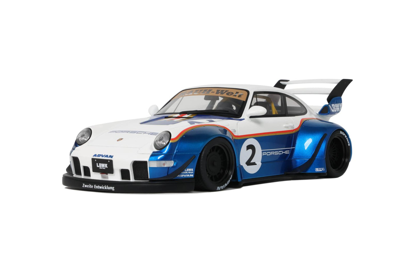 GT Spirit 1:18 LBWK Porsche RWB WHITE 2023 GT530