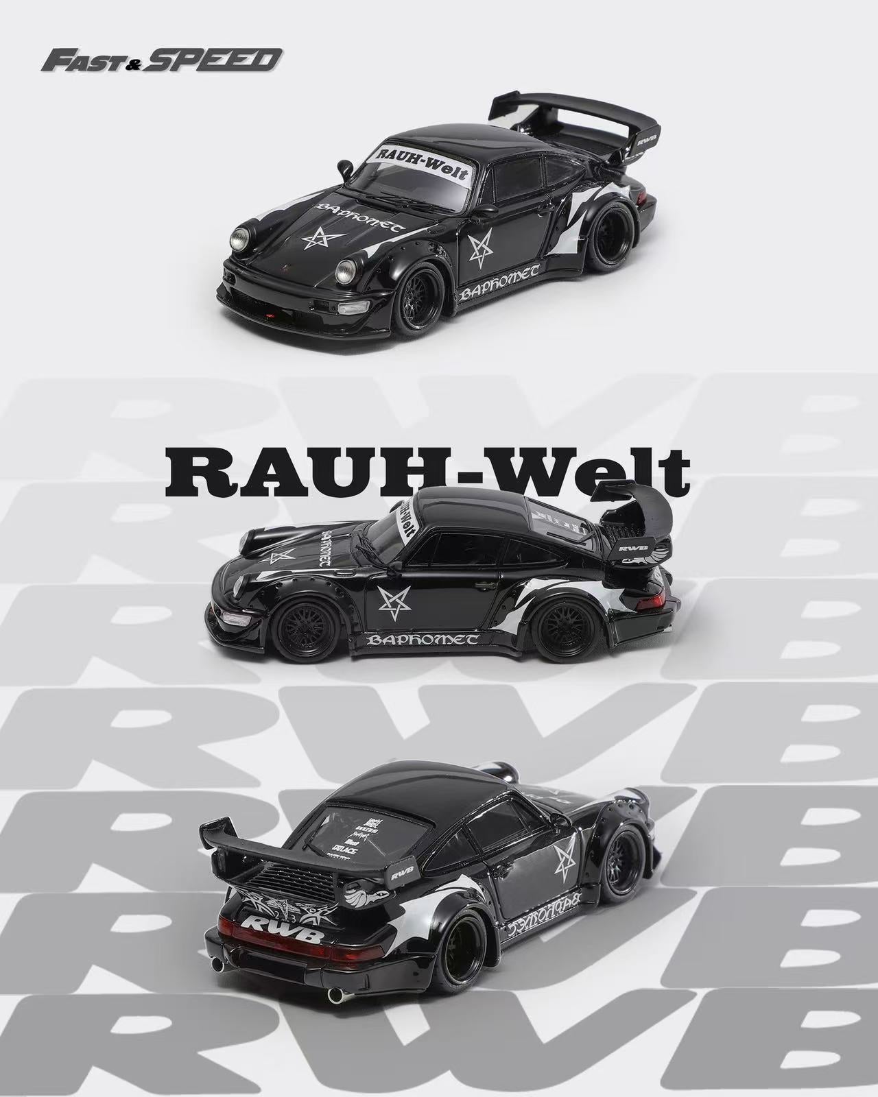 Fast Speed 1:64 Porsche Rauh-Welt RWB 964 Wide Body B3 [3 Versions