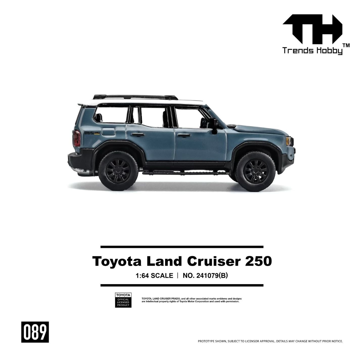 (Preorder) Trends Hobby 1:64 Toyota Cruiser 250 BLUE 241079(B)