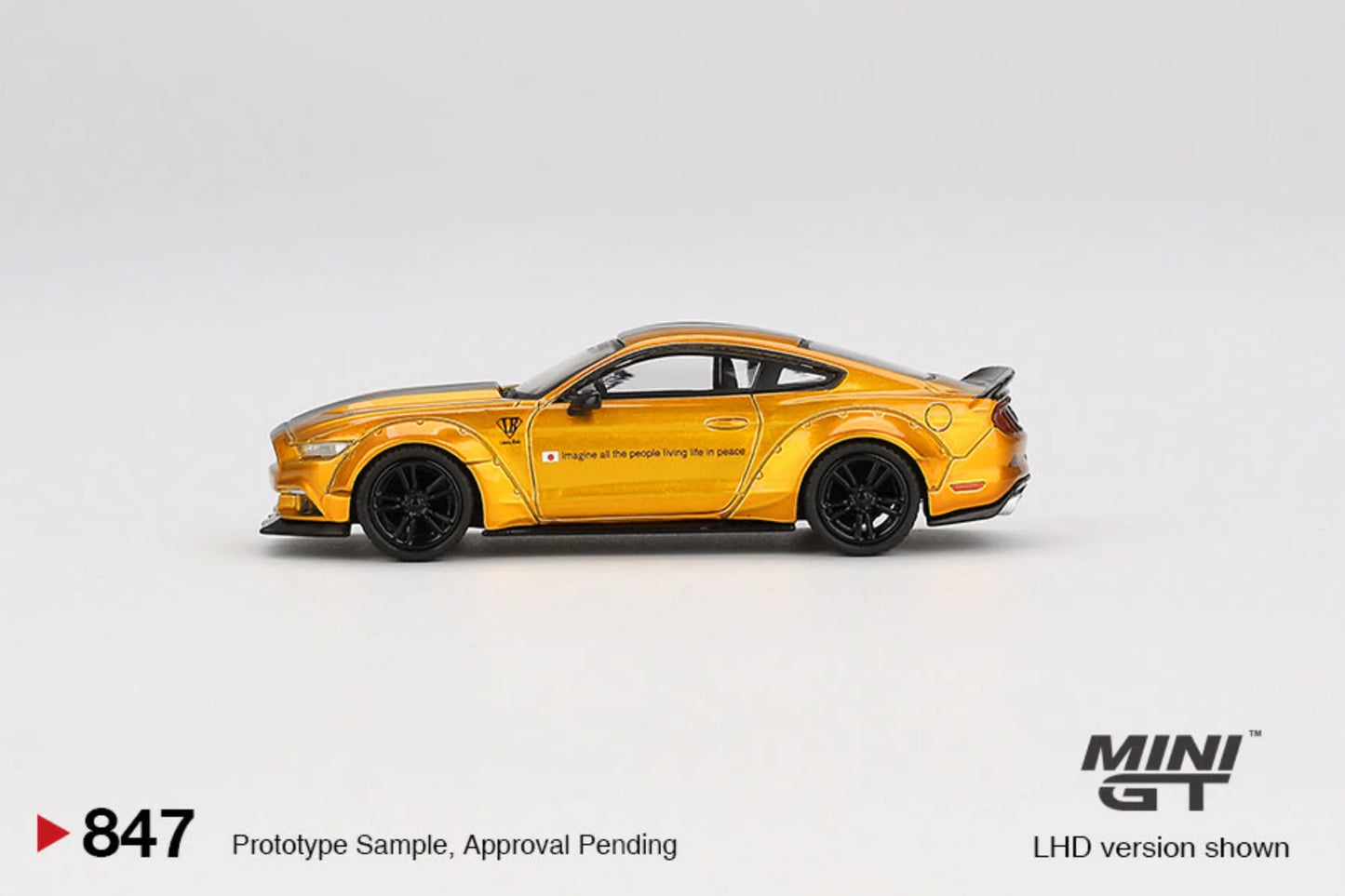Mini GT 1:64 LB-WORKS FORD MUSTANG – LB Gold- Limited Edition MGT00847-BL