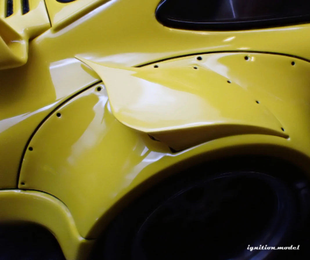 Ignition Model 1:18 Porsche RWB 930 Yellow