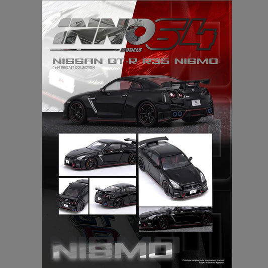 Inno64 1:64 NISSAN GT-R (R35) NISMO Black IN64-R35N-BLA