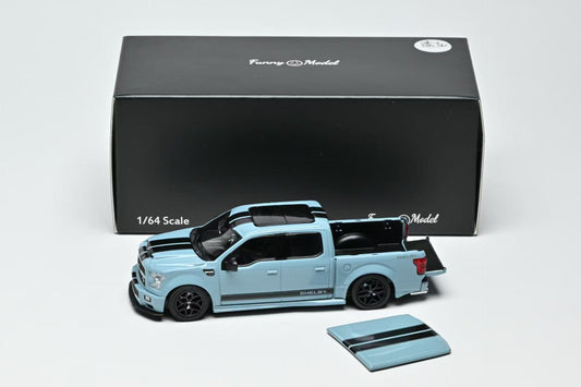 Model truck and packaging with 'Fanny Model' branding on a light gray background