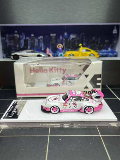 XKE 1:64 Porsche RWB 993 Hello Kitty Livery