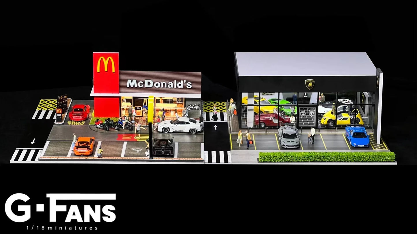 G-Fans 64 McDonald’s Diorama 710033