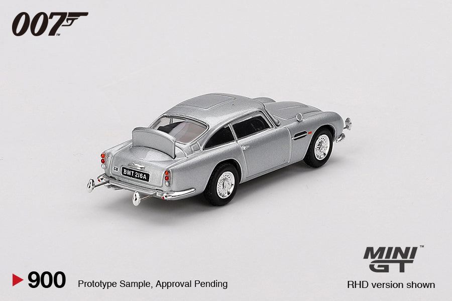 Mini GT 1:64 Aston Martin DB5 James Bond 007 Goldfinger – 3 Languages – Limited Edition