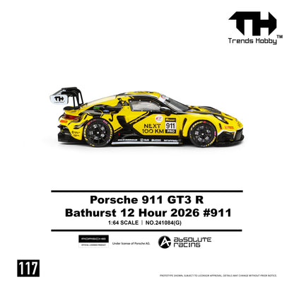 (Preorder) Trends Hobby 1:64 Porsche 911 GT3 R - B12H 2026 #911 241084(G)