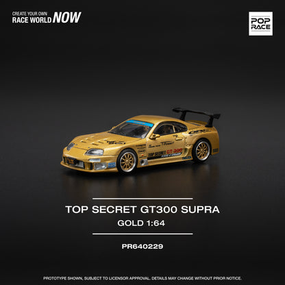 Pop Race 1:64 Toyota Supra Top Secret GT300 PR640229 (Preorder)