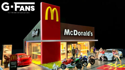 G-Fans 64 McDonald’s Diorama 710033