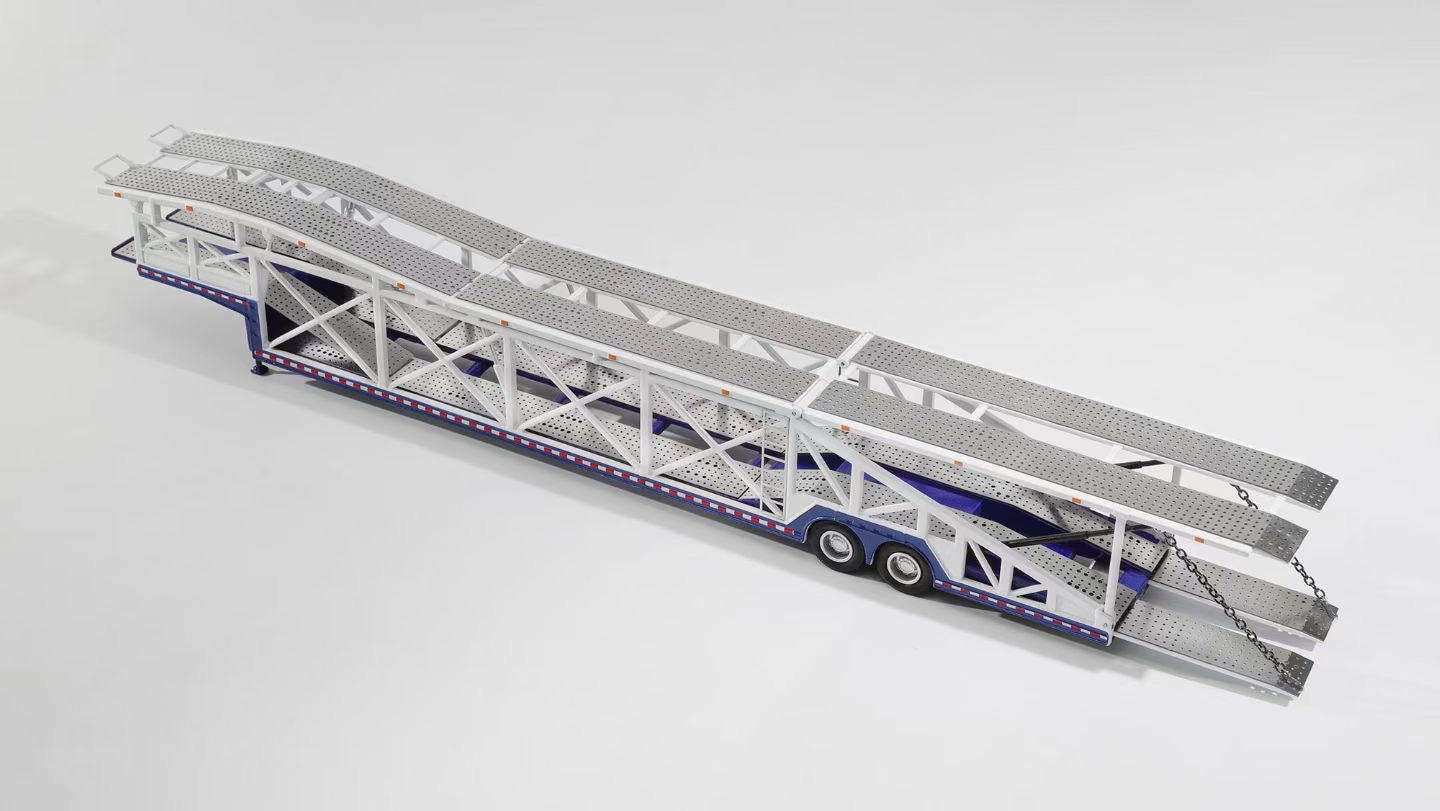 (Preorder) GCD 1:64 One Towing Ten Car Carrier Trailer KS-120-586/KS-120-587 [2 Colors]
