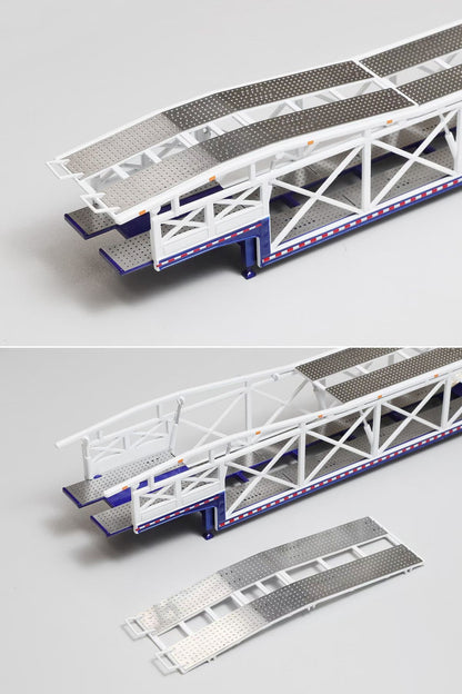 (Preorder) GCD 1:64 One Towing Ten Car Carrier Trailer KS-120-586/KS-120-587 [2 Colors]