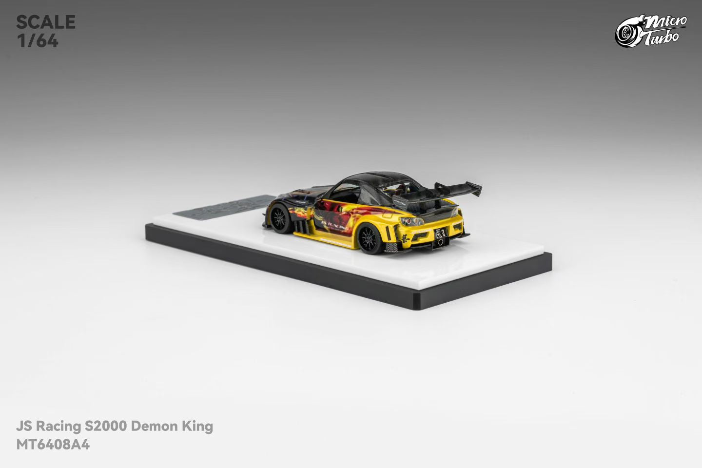 (Preorder) Microturbo 1:64 JS Racing S2000 Demon King MT6408A4
