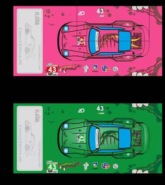 (Preorder) Flame 1:64 Porsche RWB 993/964 Rexy/Roxy Livery [4 Versions]