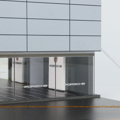 G-Fans 1:64 Porsche Display Center Building Diorama 710031