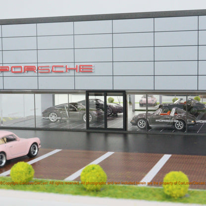 G-Fans 1:64 Porsche Display Center Building Diorama 710031