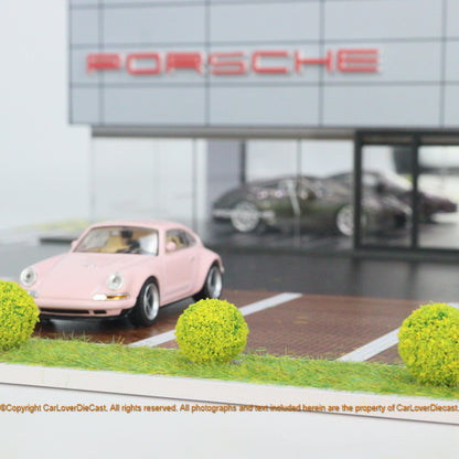 G-Fans 1:64 Porsche Display Center Building Diorama 710031