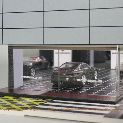 G-Fans 1:64 Porsche Display Center Building Diorama 710031