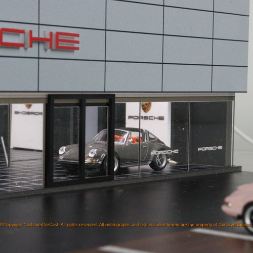 G-Fans 1:64 Porsche Display Center Building Diorama 710031