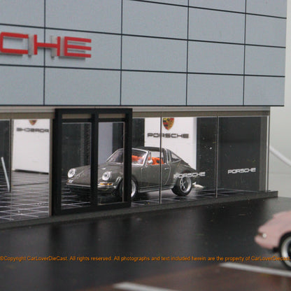 G-Fans 1:64 Porsche Display Center Building Diorama 710031