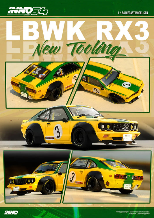 Inno64 1:64 LBWK Mazda RX3 Savanna
