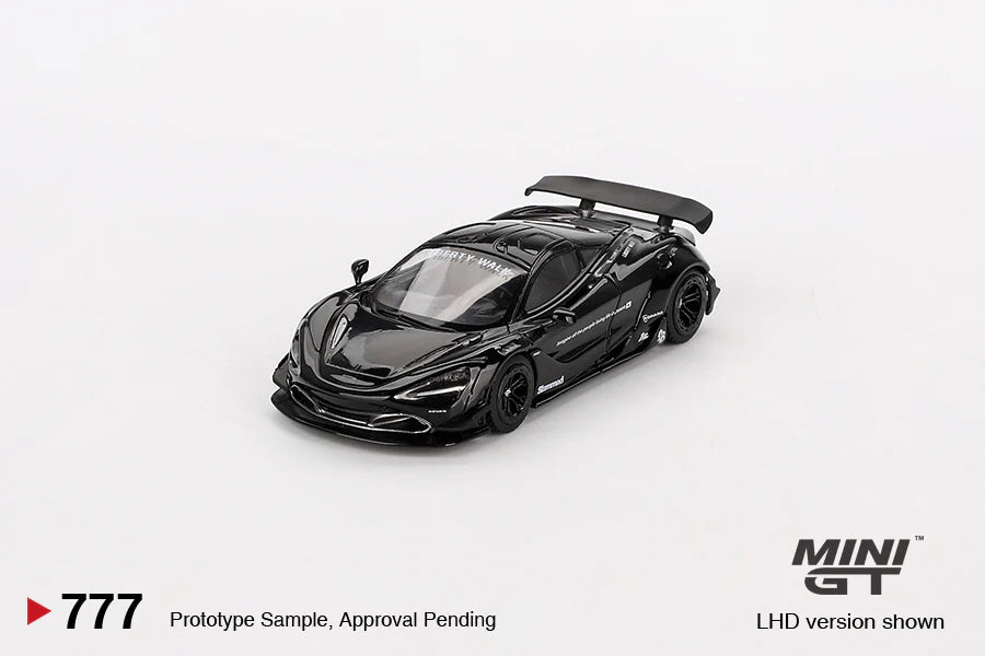 Mini GT 1:64 McLaren 720S LB★Works – Black (Preorder)