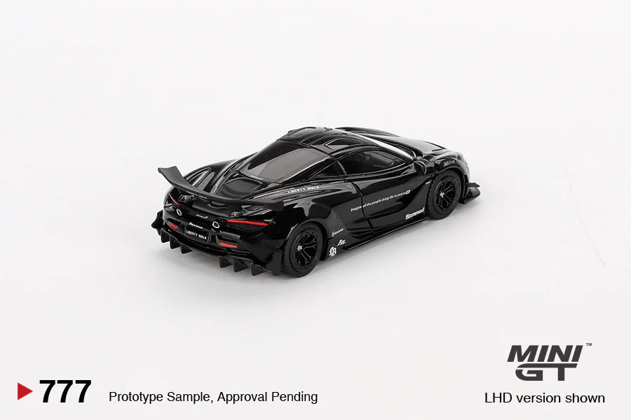 Mini GT 1:64 McLaren 720S LB★Works – Black (Preorder)