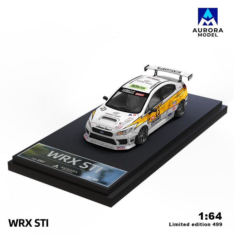 Aurora Model 1:64 Subaru WRX STI - Lightning Livery #23 AM645428