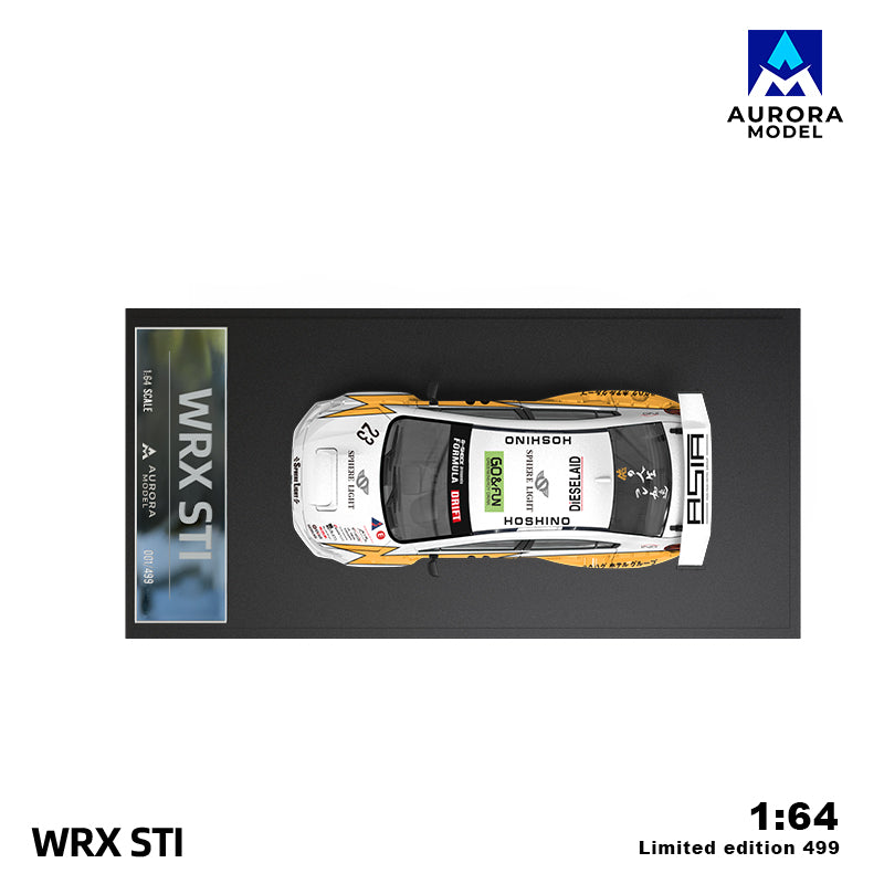 Aurora Model 1:64 Subaru WRX STI - Lightning Livery #23 AM645428