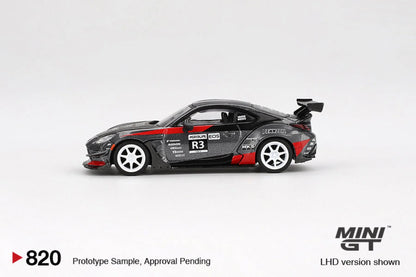 Mini GT 1:64 Toyota GR86  Larry Chen’s HKS Turbocharged GR86 – Grey – Limited Edition MGT00820-BL