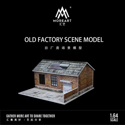 MoreArt 1:64 Old Factory Scene Model Diorama