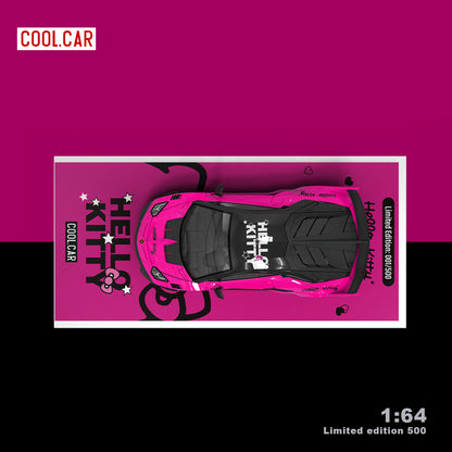 Cool Car 1:64 Lamborghini Aventador LP700-4 GT Evo Hello Kitty (2 Colors)