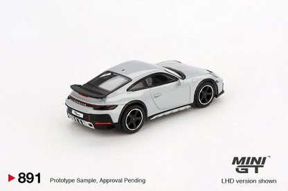 Mini GT 1:64 Porsche 911 Dakar – Ice Gray Metallic MGT00891-BL