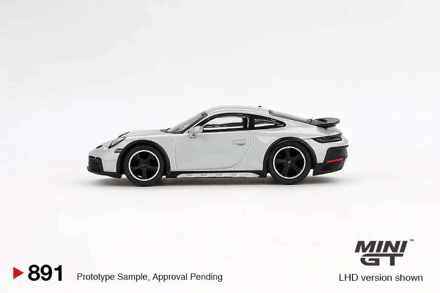 Mini GT 1:64 Porsche 911 Dakar – Ice Gray Metallic MGT00891-BL