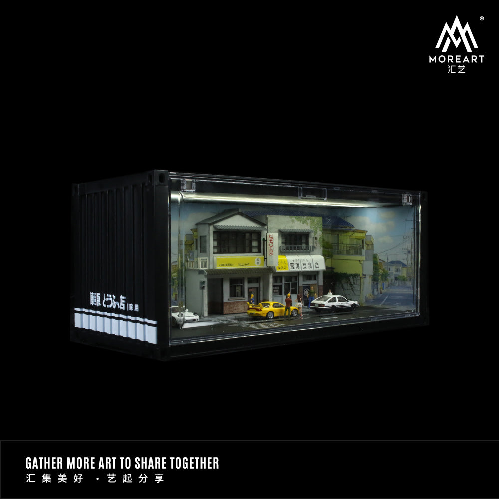 MoreArt 1:64 Initial D Container Scenario Version C Diorama