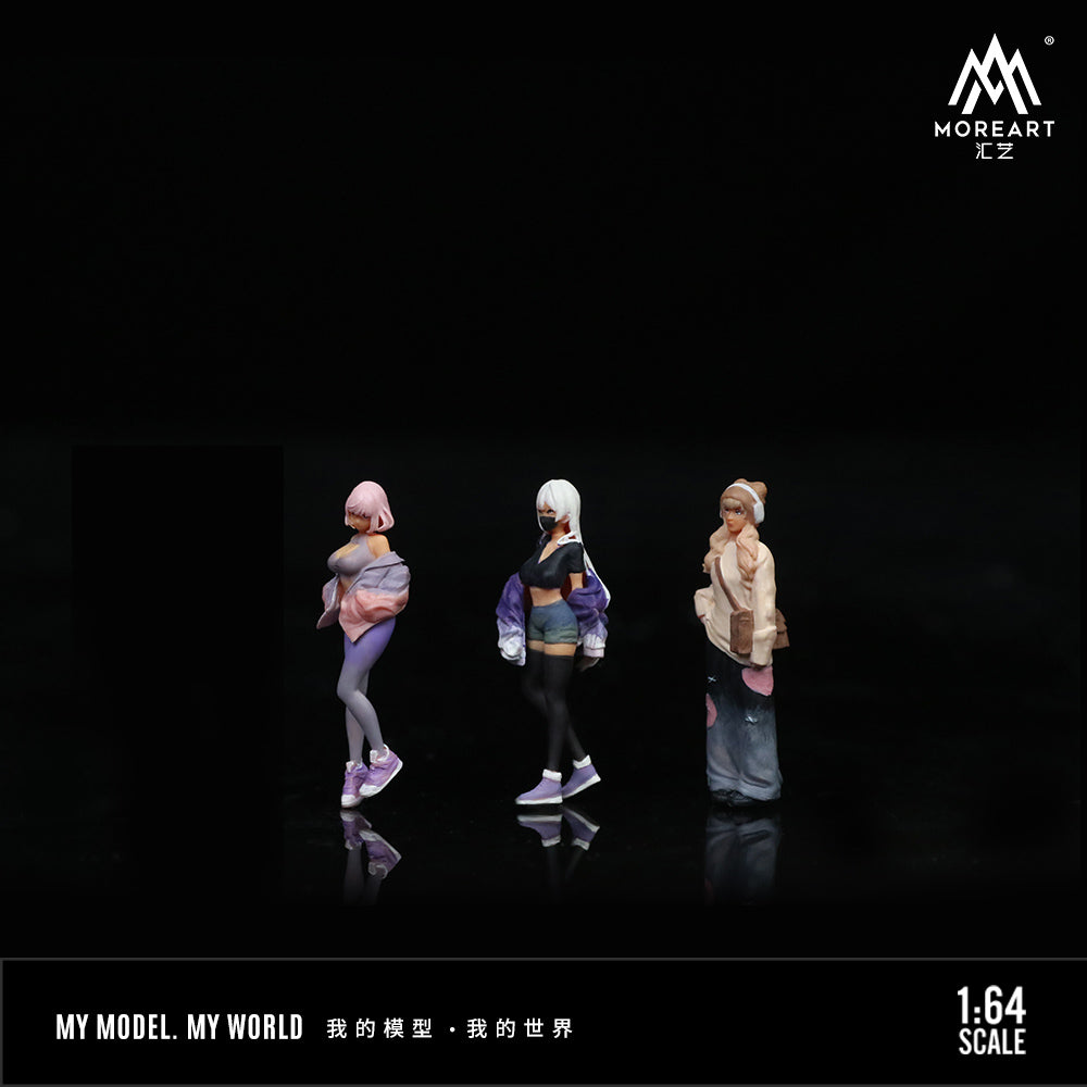 MoreArt 1:64 Sweet and Cool Girl Doll Set MO223039 (Preorder)