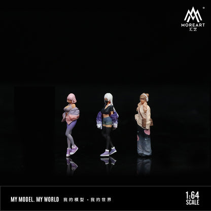 MoreArt 1:64 Sweet and Cool Girl Doll Set MO223039 (Preorder)