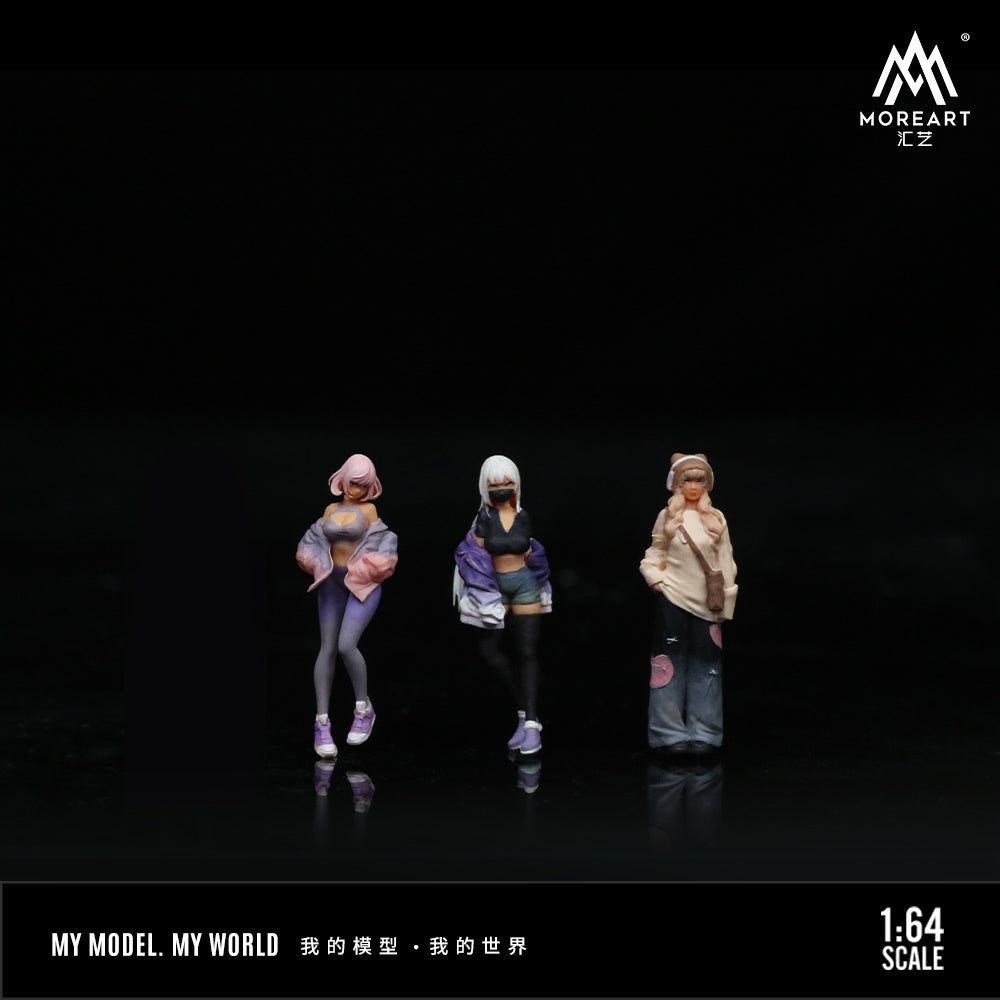 MoreArt 1:64 Sweet and Cool Girl Doll Set MO223039 (Preorder)