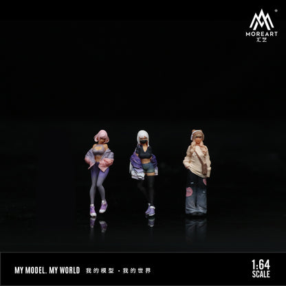 MoreArt 1:64 Sweet and Cool Girl Doll Set MO223039 (Preorder)