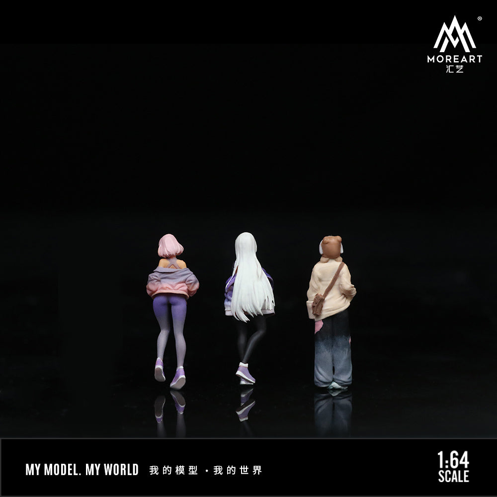 MoreArt 1:64 Sweet and Cool Girl Doll Set MO223039 (Preorder)