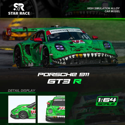 Star Race 1:64 Porsche 911 GT3 Tyrannosaurus Rex No.77